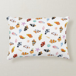 Gathering of Clownfish | Ocean Art Design Prydnadskudde
