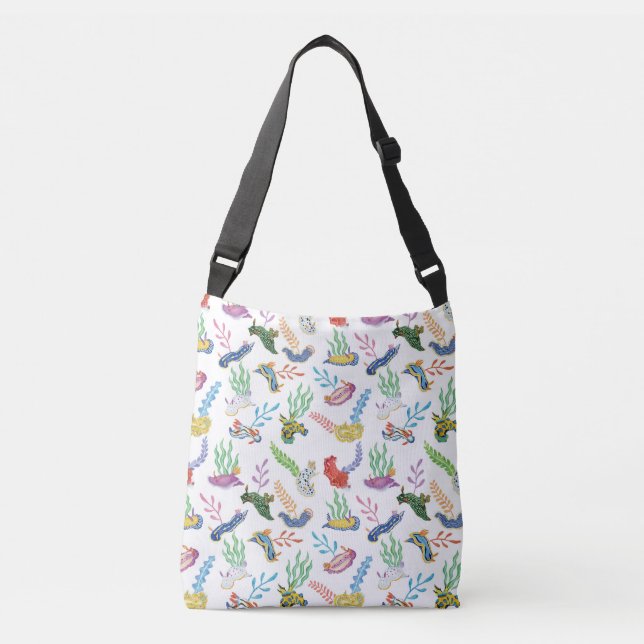 Gathering of Nudibranchs | Ocean Art Design Axelväska (Framsida)