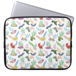 Gathering of Nudibranchs | Ocean Art Design Laptop Fodral