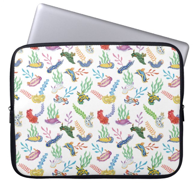 Gathering of Nudibranchs | Ocean Art Design Laptop Fodral (Framsidan)