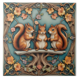 Gathering on the Willow Bough Kakelplatta