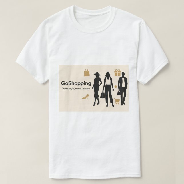 GåTillShopping T Shirt (Design framsida)