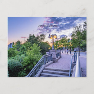 Gatineau, kanadensiska cityscape-foto vykort