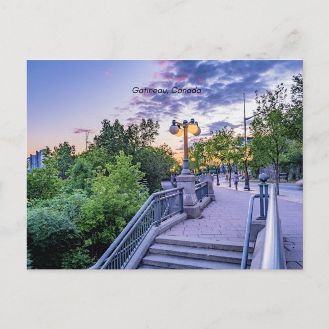 Gatineau, kanadensiska cityscape-foto vykort (Framsida)