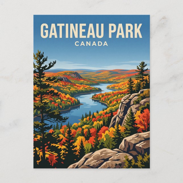 Gatineau Park Kanada Vykort (Framsida)