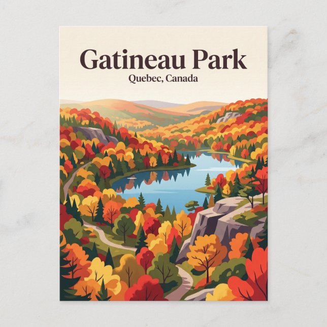 Gatineau Park Kanada Vykort (Framsida)