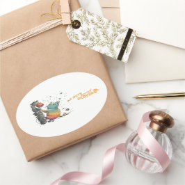 Gatito Travieso Ovalt Klistermärke