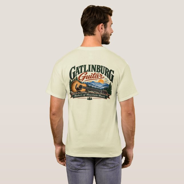 Gatlinburg Gitarr T Shirt (Hel baksida)
