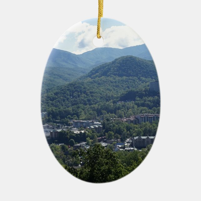 Gatlinburg Julgransprydnad Keramik (Framsidan)