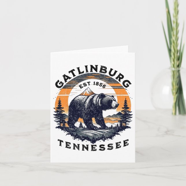 Gatlinburg Kort (Framsida)