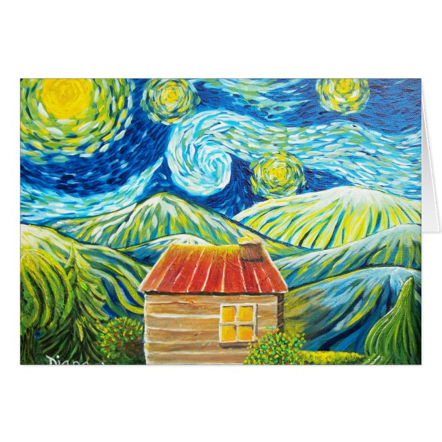 Gatlinburg plats hälsningskort (Framsidan Horizontal)