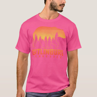 Gatlinburg Tennessee Bear Pride Hiking Camping Vin T Shirt