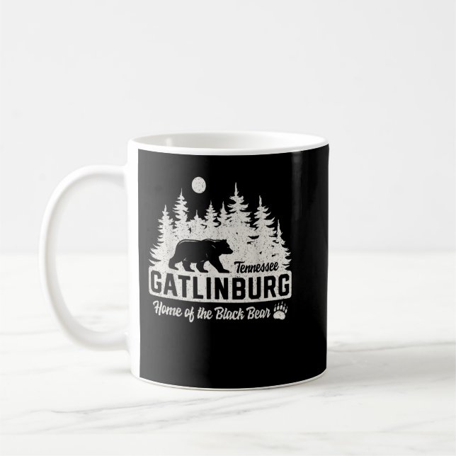 Gatlinburg Tennessee Black Bear Underbar Smoky Mou Kaffemugg (Vänster)