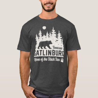 Gatlinburg Tennessee Black Bear Underbar Smoky Mou T Shirt
