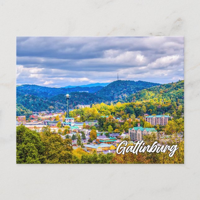 Gatlinburg, Tennessee, Förenade Stater Vykort (Framsida)