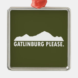 Gatlinburg Tennessee Julgransprydnad Metall