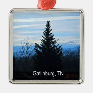 Gatlinburg, Tennessee Julgransprydnad Metall