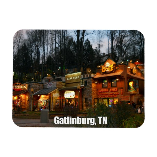 Gatlinburg, Tennessee Magnet (Horisontell)