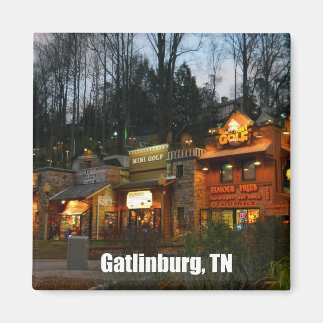Gatlinburg, Tennessee Magnet (Framsidan)