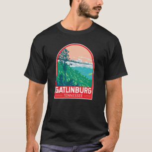 Gatlinburg Tennessee Resa Konst Emblem T Shirt