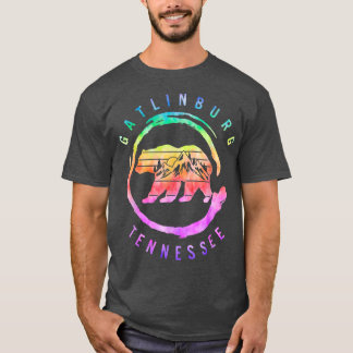 Gatlinburg Tennessee Underbar Röky Mountain Bear S T Shirt
