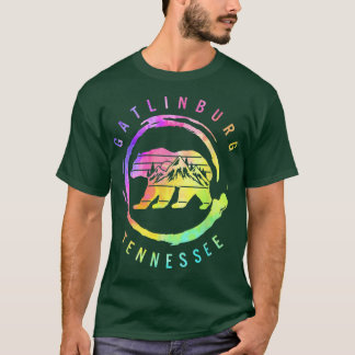 Gatlinburg Tennessee Underbar Röky Mountain Bear S T Shirt