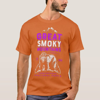 Gatlinburg Tennessee Underbar Smoky Mountains Souv T Shirt