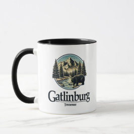 Gatlinburg Tennessee Underbara rökiga berg Mugg