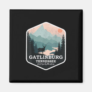 Gatlinburg Tennessee Underbara rökiga bergarter Magnet