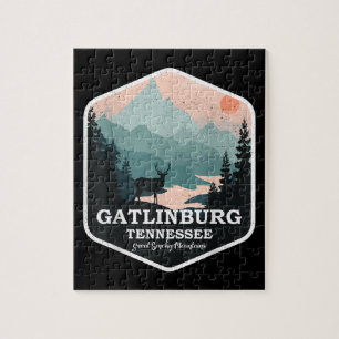 Gatlinburg Tennessee Underbara rökiga bergarter Pussel
