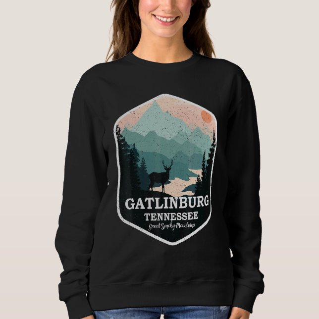 Gatlinburg Tennessee Underbara rökiga bergarter T Shirt (Framsida)