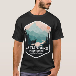 Gatlinburg Tennessee Underbara rökiga bergarter T Shirt