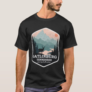 Gatlinburg Tennessee Underbara rökiga bergarter T Shirt