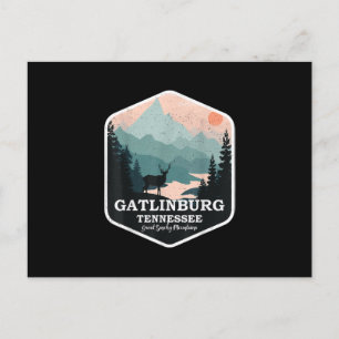 Gatlinburg Tennessee Underbara rökiga bergarter Vykort