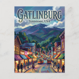 Gatlinburg, Tennessee USA Vykort