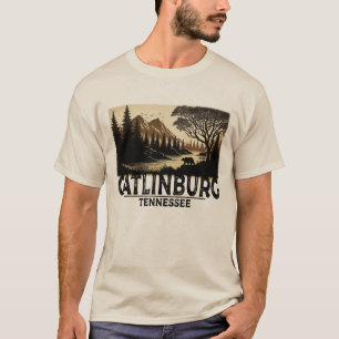 Gatlinburg Tennessee Vintage Smoky Mountains T Shirt