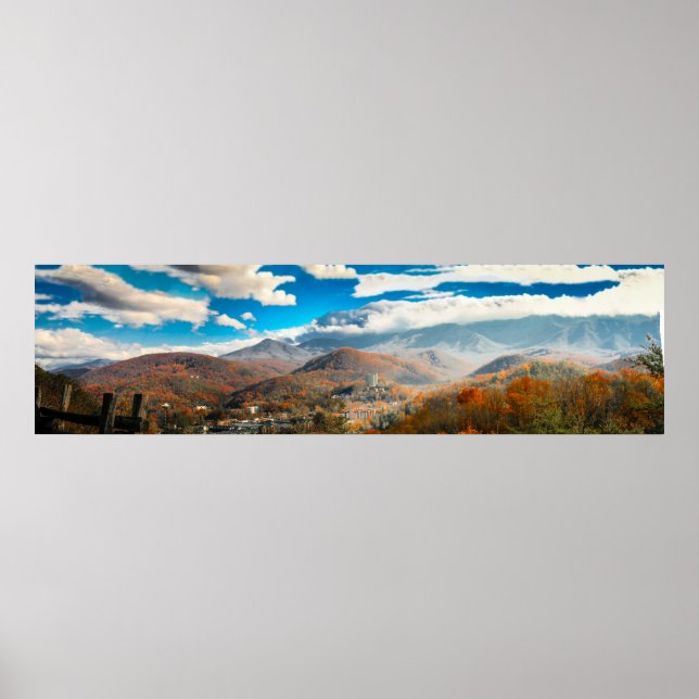 Gatlinburg, TN och de Underbara rökiga bergen Poster (Framsidan)
