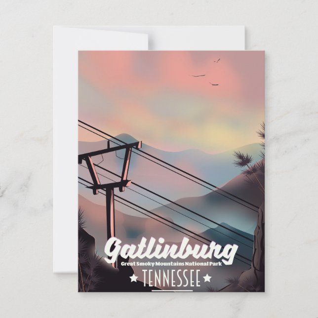 Gatlinburg Underbar Smoky Mountains Tennessee (Framsida)