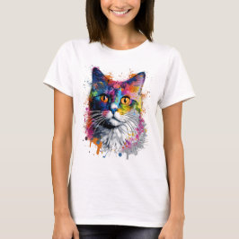 Gato caleidoscopio t shirt