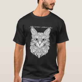 Gato Mandala de Relax T Shirt