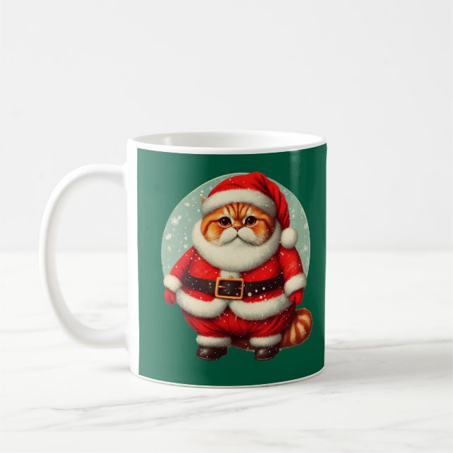 Gato Papa Noel  Kaffemugg (Vänster)