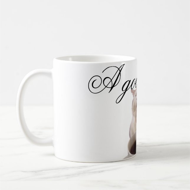 Gato tomando cafe  kaffemugg (Vänster)