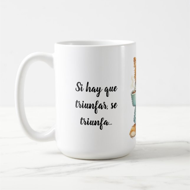 gato triunfador kaffemugg (Vänster)