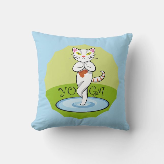 Gato Yoga Kudde (Framsida)