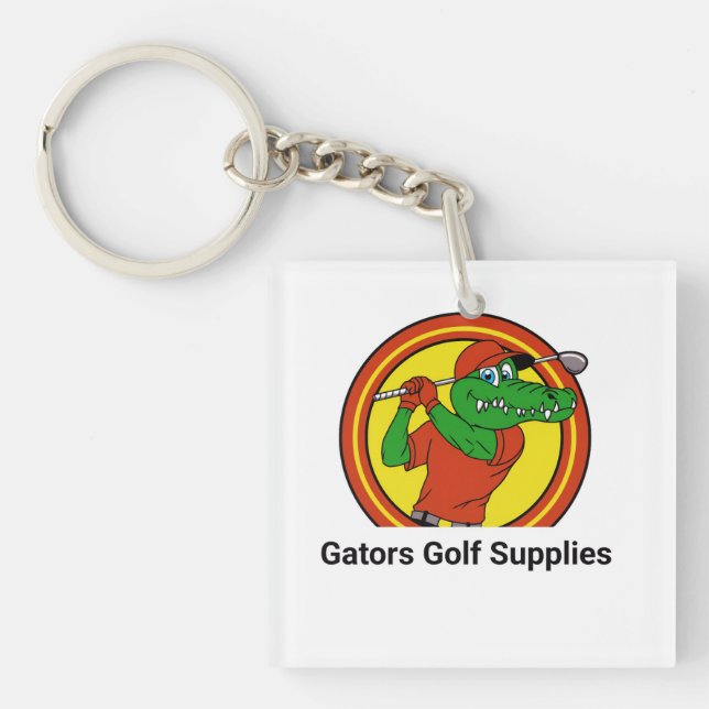 Gator Akryl Nyckelring (Framsidan)