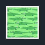 Gator Alligator Crokodile Kids 1st Birthday Party Pappersservett<br><div class="desc">Den här beundransvärda modet färglös födelsedagsfest är perfekt för ett barn 1:a födelsedag firande! Anpassa texten för att göra den till en egen. Det moderna synsättet och känslan är det perfekt sättet att fira er lilla som kärlek krokodiler och krokodiler på sin första födelsedag! Perfekt för småpojkar som kärlek simmar...</div>