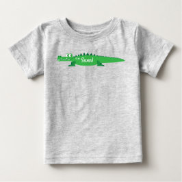 Gator Alligator Crokodile Kids 1st Birthday Party T Shirt