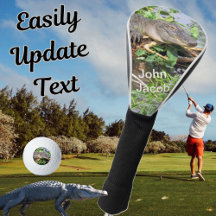Gator - Alligator Driver Golf Klubb Cover