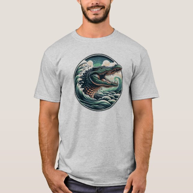 Gator Attack T Shirt (Framsida)