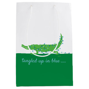 Gator Blues Medium Glossy Gift Bag
